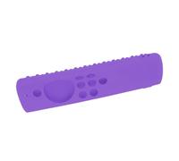 Protège-télécommande Fire TV Stick Lite en silicone, lavable et antichoc, violet.