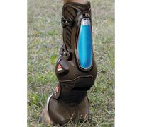 Protège-tendons pour cheval antérieurs eQuick eShock overreach Marron S