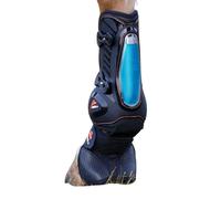 Protège-tendons pour cheval antérieurs eQuick eShock overreach Noir L