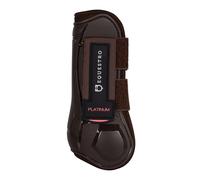 Protège-tendons pour cheval avec double fermeture velcro Equestro Marron Cob