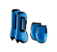Protège-tendons pour cheval avec protège boulets Lami-Cell Mirage Bleu Full
