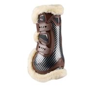 Protège-tendons pour cheval en laine Premier Equine Carbon Pro Techno Marron M