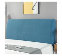 Protège-tête De Lit en Velours, Housse Lavable Anti-poussière avec Tissu Élastique - Rafraîchissez Votre Décoration Intérieure(Light Blue,220cm)