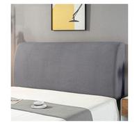 Protège-tête De Lit en Velours, Housse Lavable Anti-poussière avec Tissu Élastique - Rafraîchissez Votre Décoration Intérieure(Gray,150cm)