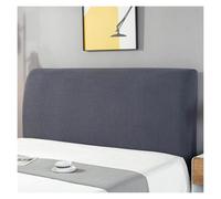 Protège-tête De Lit en Velours, Housse Lavable Anti-poussière avec Tissu Élastique - Rafraîchissez Votre Décoration Intérieure(Black,120cm)