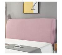 Protège-tête De Lit en Velours, Housse Lavable Anti-poussière avec Tissu Élastique - Rafraîchissez Votre Décoration Intérieure(Pink,200cm)