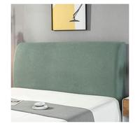 Protège-tête De Lit en Velours, Housse Lavable Anti-poussière avec Tissu Élastique - Rafraîchissez Votre Décoration Intérieure(Green,220cm)