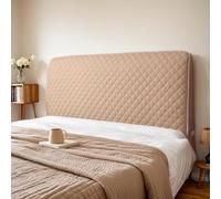 Protège Tête De Lit Rembourré Velours Lavable Doux Extensible Style Moderne Chambre Double Simple King Taille Housse Épaisse Complète(E,210cm)