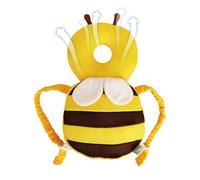 Protège-tête pour bébé rampant - Coussin confortable pour ramper, protection contre les chocs à la tête | Coussin réglable en coton doux, appui-tête en forme d'abeille pour bébé assis et apprentissage