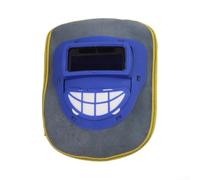 Protège-tête réglable en cuir pour soudeurs - Ajustement facile - Bleu | Cuir ultra léger de 147 g, ajustement à cliquet réglable, réduit la fatigue du cou, protection des sourcils