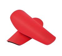 Protege Tibia 1 Pair Soccer Shin Guards EVA Cushioned Pads Protectors Adults Football Sleeves Leg Board(Red,S)