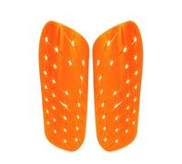 Protège Tibia 1 Paire de protège-Tibias Football for Adultes, Protection du Tibia, portabilité, Respirant, genouillère(Orange,S)