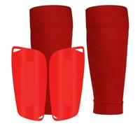protège Tibia Ensemble d'équipements de Sport for Hommes et Femmes, adapté aux compétitions Sportives, Disponible en Plusieurs Coloris(Red,M)