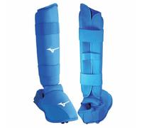 Protège-Tibia et pied Mizuno Karate Shin Instep Bleu XL