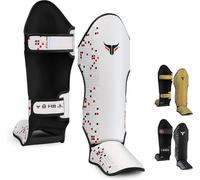 Protège Tibia - Mytra - Fusion M-11 - Cuir Artificiel - Rembourrage Mousse - Ajustable M