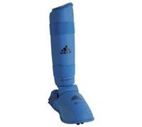 Protège-tibia & pied karaté adidas WKF - 66135 - couleurs : Bleu - taille : XL Bleu G