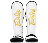 Protège-tibias boxe Thaï Fairtex X Booster FXB Blanc M