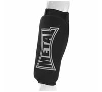 Metal Boxe Protège-tibias Noir Taille XL