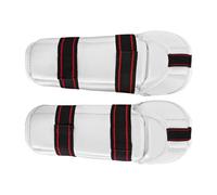 Protège-Tibias de Bras de Taekwondo, Équipement de Protection Respirant et Léger avec Sangle Réglable pour Enfants et Adultes, Entraînement Arts Martiaux- XL