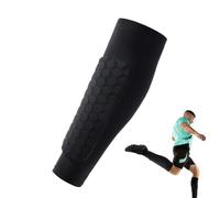 Protège-tibias de football - Chaussettes protège-tibias à manches de compression en nid d'abeille | Chaussettes respirantes pour protège-tibias, équipement de protection du mollet pour jeunes adultes,