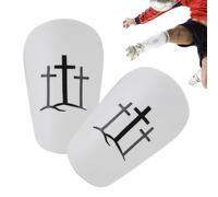Protège-tibias de football - Équipement et accessoires légers - Protège-tibias de protection pour le football - Pour , basketball, boxe, kickboxing, VTT, randonnée