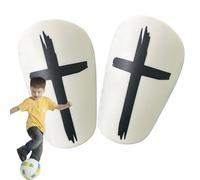 Protège-tibias de football pour jeunes - Coussinets de protection de taille XS, protection des jambes légères et ventilées, petit équipement de sport de football, composant d'entraînement, bouclier