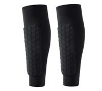 Protège-Tibias de Football,Protège-Tibia en nid d'abeille Manchon de Compression pour Mollet - Chaussettes Respirantes pour protège-Tibias, équipement de Protection du Mollet pour Jeunes Adultes, fo