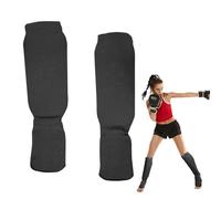 Protège-tibias de kickboxing - MMA, équipement de sport de combat | Protège-tibias en mousse haute densité absorbant les chocs, équipement d'entraînement professionnel, protège-tibias sécurisé pour