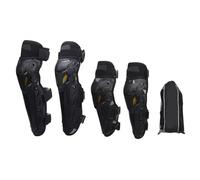 Protège-tibias de moto avec protège-coudes, sangle élastique réglable, armure de protection du genou de motocross, mousse PP pour Dirtbike Racing noir (Imprimé camouflage)