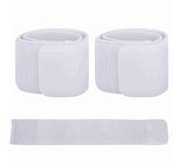Protège-Tibias de Sport, élastiques et Ajustables Bande de Protection Sportive Bande de Protection Tibiale avec Fermeture à Clip Accessoire pour Le Football et Les Sports de (Blanc)