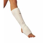 Protège-tibias et cou-de-pied en tissu Kwon Blanc XL