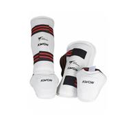 Kwon - Protege tibia pied taekwondo homologué WT kwon blanc Taille - M