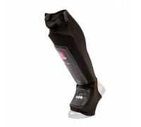 Protège-tibias et pied Kick-Boxing coton Montana MK50 Shin in step Absorb Noir M
