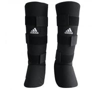 Protège-tibias et pied Kick-Boxing en mousse eva adidas Noir L