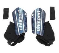 uhlsport Pro Lite Plus Enfants Adultes Protège-Tibias Football - Design léger avec Coque Rigide de Protection et Protection de la Cheville - Unisexe Hommes Femmes - Taille M