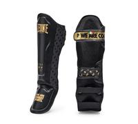 Protège-tibias Kick-Boxing Leone DNA full Noir S