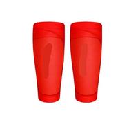 Protège-Tibias, Manchons de protège-Tibia Football, 1 Paire, Chaussettes Soutien Performance Jambe for Adulte(Red,S)