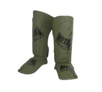 Protège-tibias + pied Metal Boxe Blade Vert XL