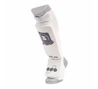 Protège tibias/pieds coton de kickboxing/fullcontact Montana MK 60 Blanc XL