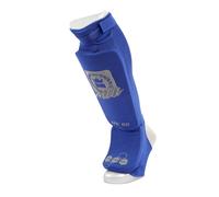 Protège tibias/pieds coton de kickboxing/fullcontact Montana MK 60 Bleu M