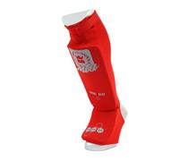 Protège tibias/pieds coton de kickboxing/fullcontact Montana MK 60 Rouge S