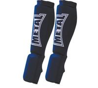 METAL BOXE Protège-Tibias/Pieds Bleu XXS