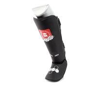 Protège tibias/pieds rigide de kickboxing/fullcontact Montana MK 30 Noir L