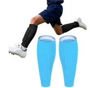Protège-tibias pour enfants - Football - Chaussettes avec coussinets - Protection du tibia avec bas de compression et coussinets - Protège-tibias légers pour football, ski, cyclisme, alpinisme