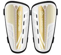 Protège-Tibias pour Garçons Airsfish Certifiés CE avec Protection de la Cheville, Protège-Tibias Haute Résistance, Sangles Réglables Étendues Antidérapantes Respirantes, pour Garçons et Filles