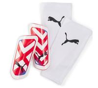 Protège-tibias Puma Ultra Flex Sleeve - white/ultra blue/fire orchid - M XS