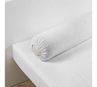 Douceur d'Intérieur Protège traversin Molleton 100% coton 45x145 cm Élastique de maintien
