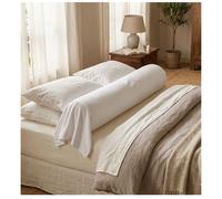 Protège-traversin - EDEN - Elisa - 100% coton - 43x180 cm - Gris