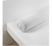 Protège traversin - Molleton - 100% coton - 45x145 cm - Élastique de maintien - Chambre