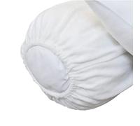 Protège traversin molleton 160 gr/m² fermeture élastiques 180 cm